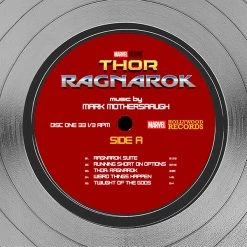 RARE-T Thor Ragnarok - Original Motion Picture Soundtrack Platinum LP Limited Signature Edition Studio Licensed Custom Frame Limited Edition Frames 20 RARE-T Thor Ragnarok - Original Motion Picture Soundtrack Platinum LP Limited Signature Edition Studio Licensed Custom Frame Limited Edition Frames