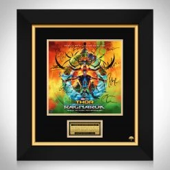 RARE-T Thor Ragnarok - Original Motion Picture Soundtrack LP Cover Limited Signature Edition Studio Licensed Custom Frame