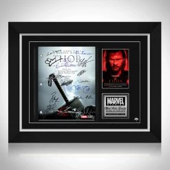 RARE-T Limited Edition Frames Thor Script Limited Signature Edition Studio Licensed Custom Frame