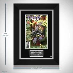 RARE-T Thor Blood Oath #1 - Stan Lee Limited Signature Edition Comic Book Cover Art Custom Frame Limited Edition Frames