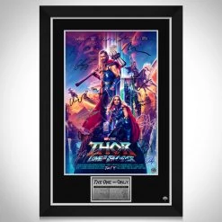 RARE-T NEW Thor Love & Thunder Mini Poster Limited Signature Edition Studio Licensed Custom Frame