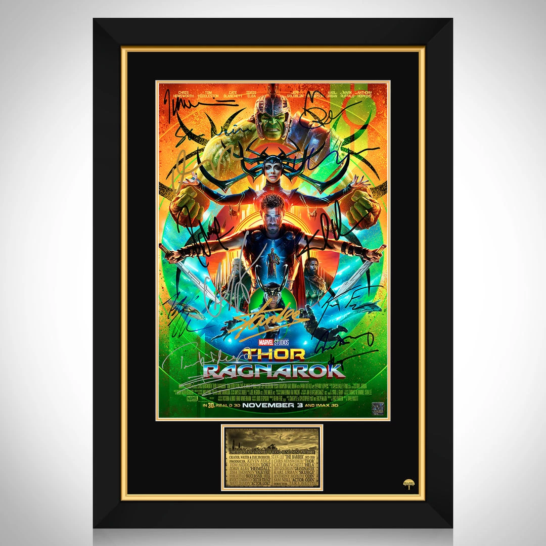RARE-T Limited Edition Frames Thor Ragnarok Mini Poster Limited Signature Edition Studio Licensed Custom Frame 1 RARE-T Limited Edition Frames Thor Ragnarok Mini Poster Limited Signature Edition Studio Licensed Custom Frame
