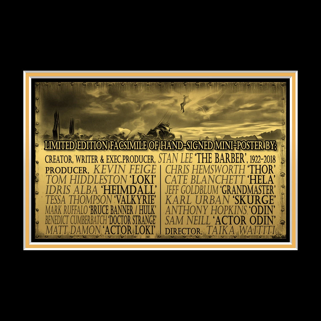 RARE-T Limited Edition Frames Thor Ragnarok Mini Poster Limited Signature Edition Studio Licensed Custom Frame 6 RARE-T Limited Edition Frames Thor Ragnarok Mini Poster Limited Signature Edition Studio Licensed Custom Frame