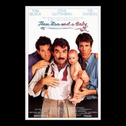 RARE-T Three Men And A Baby Script Limited Signature Edition Studio Licensed Custom Frame Limited Edition Frames
