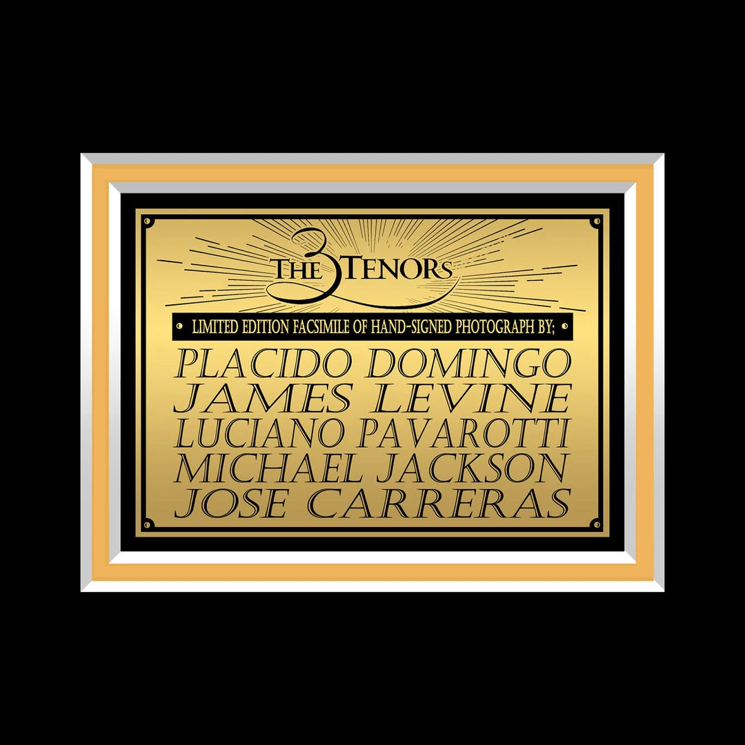 RARE-T Three Tenors Photo Limited Signature Edition Studio Licensed Custom Frame Limited Edition Frames 6 RARE-T Three Tenors Photo Limited Signature Edition Studio Licensed Custom Frame Limited Edition Frames
