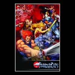 RARE-T Thundercats Script Limited Signature Edition Studio Licensed Custom Frame