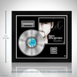 RARE-T Tim McGraw - Everywhere Platinum LP Limited Signature Edition Studio Licensed Custom Frame 12 RARE-T Tim McGraw - Everywhere Platinum LP Limited Signature Edition Studio Licensed Custom Frame