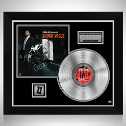 RARE-T Limited Edition Frames Timbaland - Shock Value Platinum LP Limited Signature Edition Studio Licensed Custom Frame