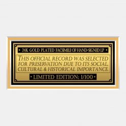 RARE-T Limited Edition Frames Tina Turner Break Every Rule Gold LP Frame Limited Signature Edition Studio Licensed Custom Frame