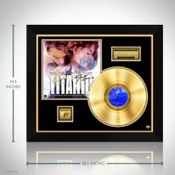 RARE-T Limited Edition Frames Titanic Motion Picture Soundtrack Limited Signature Edition Studio Licensed Gold LP Custom Frame 13 RARE-T Limited Edition Frames Titanic Motion Picture Soundtrack Limited Signature Edition Studio Licensed Gold LP Custom Frame
