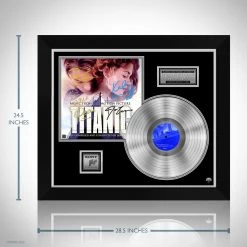 RARE-T Limited Edition Frames Titanic Motion Picture Soundtrack Limited Signature Edition Studio Licensed Platinum LP Custom Frame