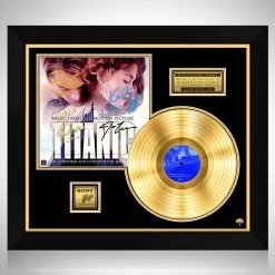 RARE-T Limited Edition Frames Titanic Motion Picture Soundtrack Limited Signature Edition Studio Licensed Gold LP Custom Frame
