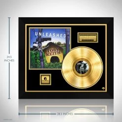 RARE-T Limited Edition Frames Toby Keith - Unleashed Gold LP Limited Signature Edition Studio Licensed Custom Frame 12 RARE-T Limited Edition Frames Toby Keith - Unleashed Gold LP Limited Signature Edition Studio Licensed Custom Frame