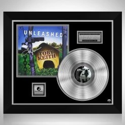 RARE-T Limited Edition Frames Toby Keith - Unleashed Platinum LP Limited Signature Edition Studio Licensed Custom Frame