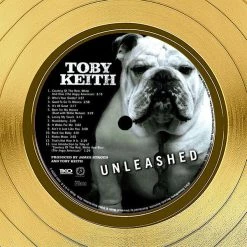 RARE-T Limited Edition Frames Toby Keith - Unleashed Gold LP Limited Signature Edition Studio Licensed Custom Frame 14 RARE-T Limited Edition Frames Toby Keith - Unleashed Gold LP Limited Signature Edition Studio Licensed Custom Frame