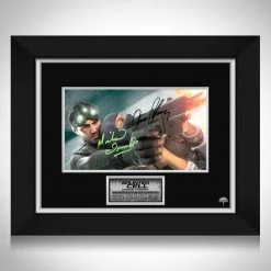 RARE-T Limited Edition Frames Tom Clancy's Splinter Cell Chaos Theory Promotional Art Limited Signature Edition Studio Licensed Custom Frame