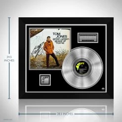 RARE-T Tom Jones - Green, Green, Grass Of Home Platinum LP Limited Signature Edition Studio Licensed Custom Frame 12 RARE-T Tom Jones - Green, Green, Grass Of Home Platinum LP Limited Signature Edition Studio Licensed Custom Frame