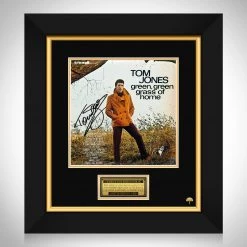 RARE-T Limited Edition Frames Tom Jones - Green, Green, Grass Of Home LP Cover Limited Signature Edition Studio Licensed Custom Frame