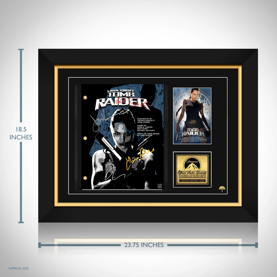 RARE-T Limited Edition Frames Lara Croft: Tomb Raider Transcript Limited Signature Edition Studio Licensed Custom Frame 2 RARE-T Limited Edition Frames Lara Croft: Tomb Raider Transcript Limited Signature Edition Studio Licensed Custom Frame
