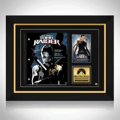 RARE-T Limited Edition Frames Lara Croft: Tomb Raider Transcript Limited Signature Edition Studio Licensed Custom Frame