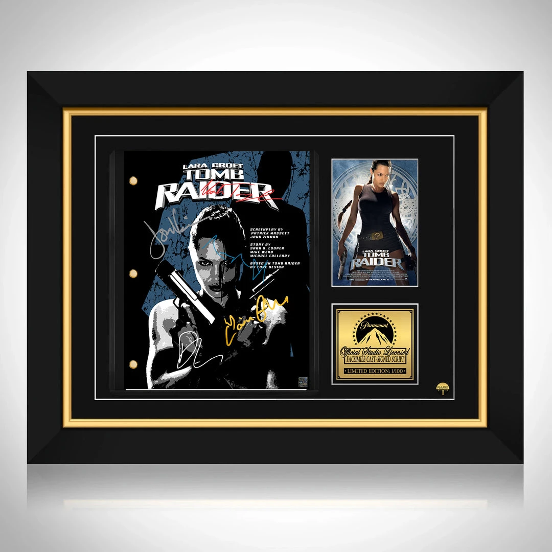 RARE-T Limited Edition Frames Lara Croft: Tomb Raider Transcript Limited Signature Edition Studio Licensed Custom Frame 1 RARE-T Limited Edition Frames Lara Croft: Tomb Raider Transcript Limited Signature Edition Studio Licensed Custom Frame