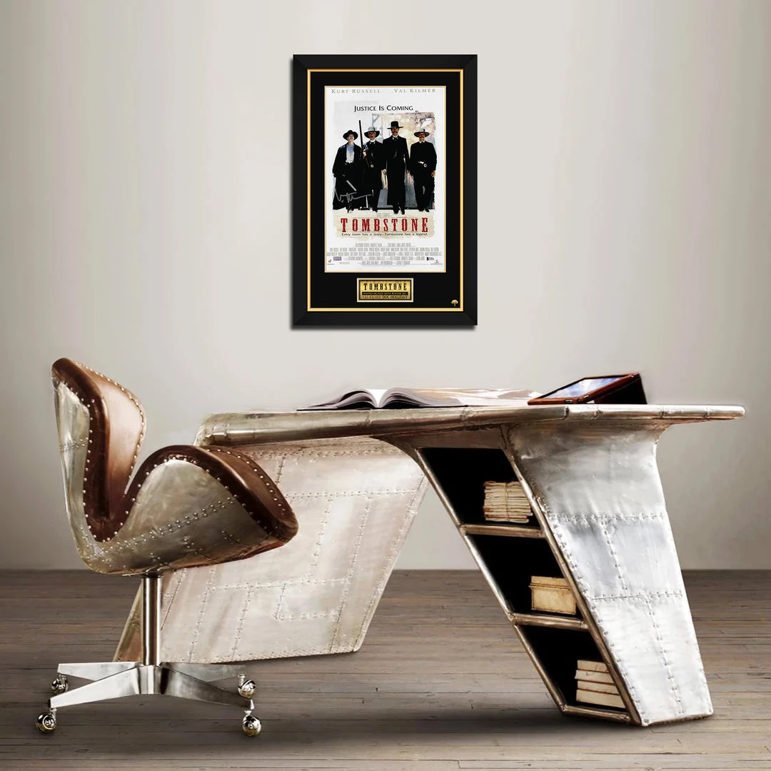 PPC NEW Ready To Ship! - Tombstone - Beckett Witnessed Certified Hand-Signed Mini Poster By Val Kilmer Custom Frame 2 PPC NEW Ready To Ship! - Tombstone - Beckett Witnessed Certified Hand-Signed Mini Poster By Val Kilmer Custom Frame