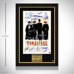 RARE-T Tombstone Mini Poster Limited Signature Edition Studio Licensed Custom Frame