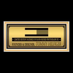 RARE-T Tommy Hilfiger Photo Limited Signature Edition Studio Licensed Custom Frame