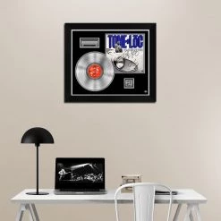 RARE-T Limited Edition Frames Tone Loc - Loc'ed After Dark Platinum LP Limited Signature Edition Studio Licensed Custom Frame