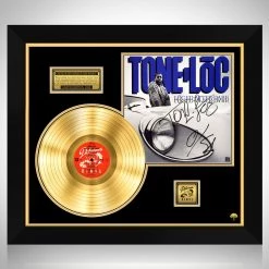 RARE-T Tone Loc - Loc'ed After Dark Gold LP Limited Signature Edition Studio Licensed Custom Frame