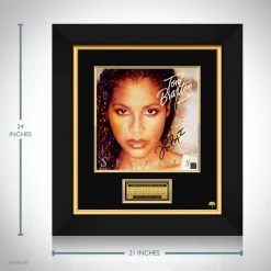 RARE-T Toni Braxton - Secrets LP Cover Limited Signature Edition Studio Licensed Custom Frame