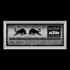 RARE-T Tony Cairoli Photo Limited Signature Edition Studio Licensed Custom Frame