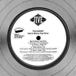 RARE-T Too Short Get In Where You Fit In Platinum LP Limited Signature Edition Studio Licensed Custom Frame