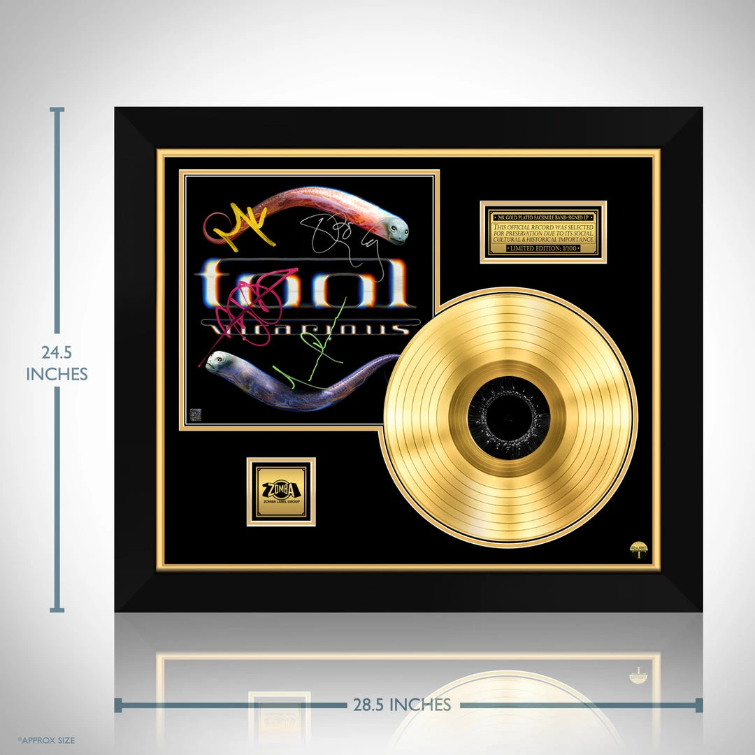RARE-T Tool - Vicarious Gold LP Limited Signature Edition Studio Licensed Custom Frame Limited Edition Frames 3 RARE-T Tool - Vicarious Gold LP Limited Signature Edition Studio Licensed Custom Frame Limited Edition Frames