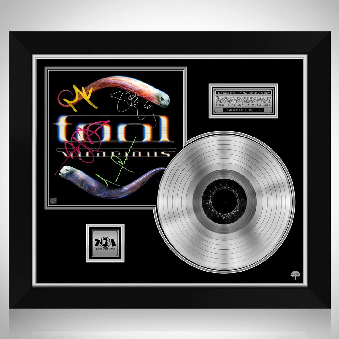 RARE-T Tool - Vicarious Platinum LP Limited Signature Edition Studio Licensed Custom Frame Limited Edition Frames 1 RARE-T Tool - Vicarious Platinum LP Limited Signature Edition Studio Licensed Custom Frame Limited Edition Frames