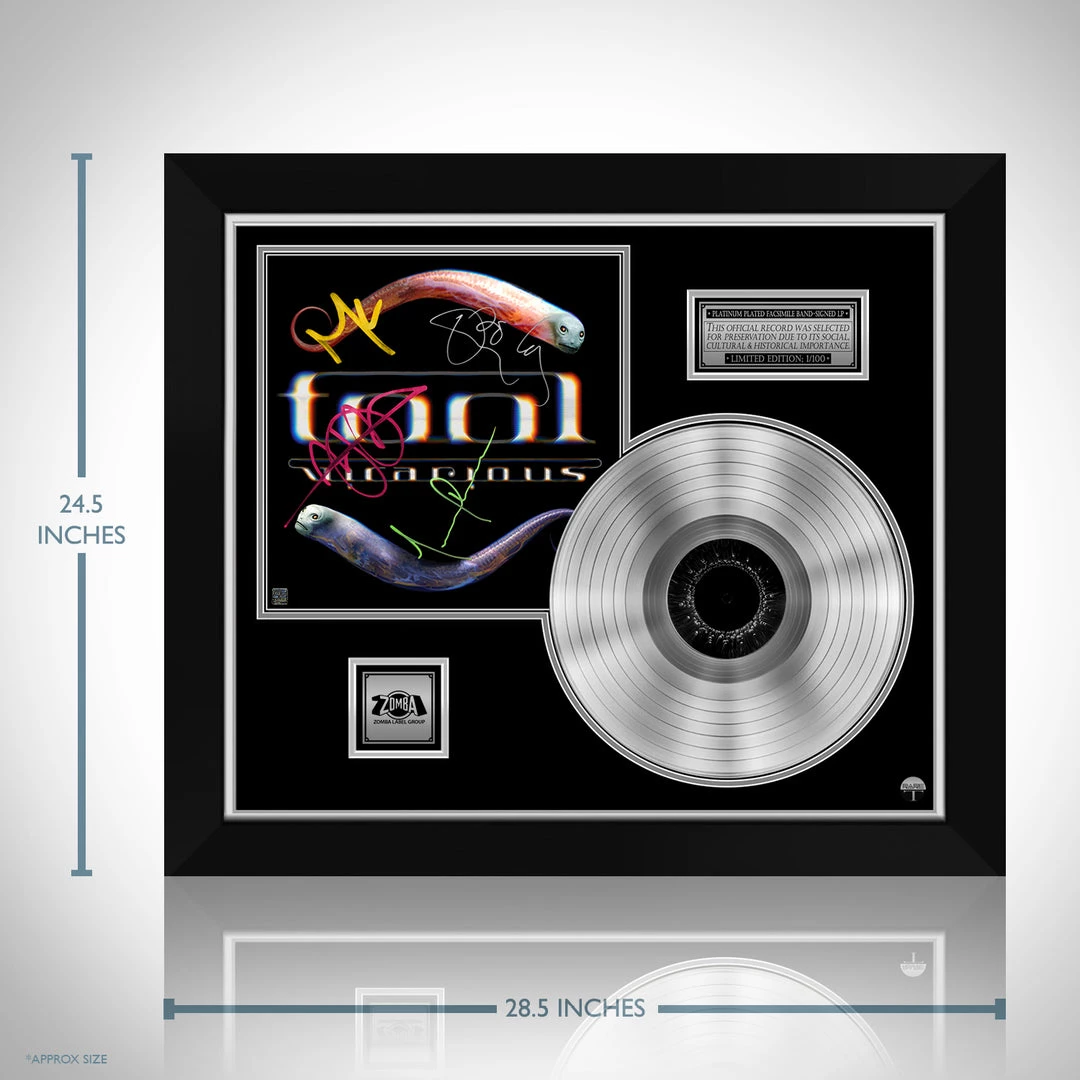 RARE-T Tool - Vicarious Platinum LP Limited Signature Edition Studio Licensed Custom Frame Limited Edition Frames 3 RARE-T Tool - Vicarious Platinum LP Limited Signature Edition Studio Licensed Custom Frame Limited Edition Frames