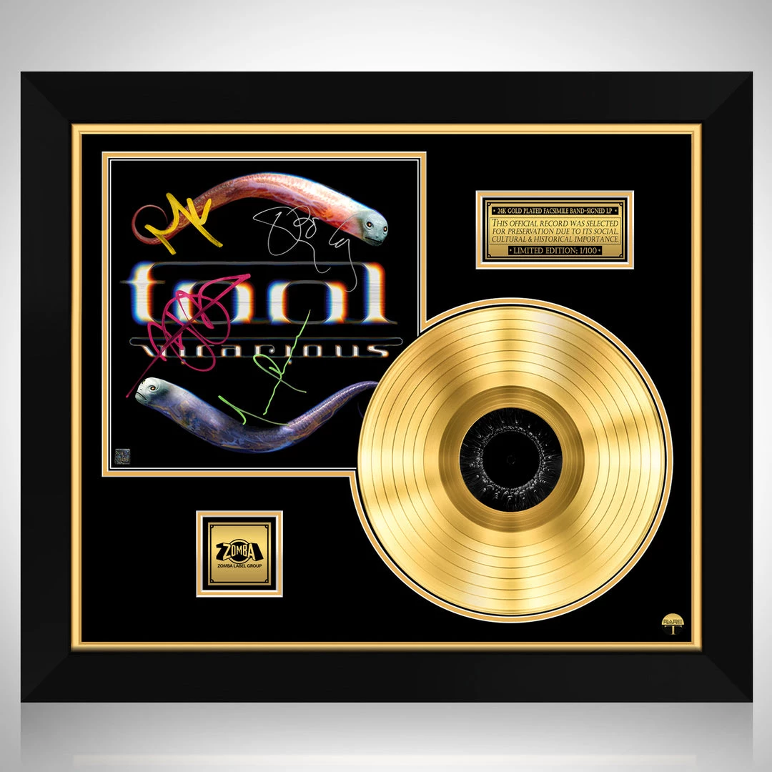 RARE-T Tool - Vicarious Gold LP Limited Signature Edition Studio Licensed Custom Frame Limited Edition Frames 1 RARE-T Tool - Vicarious Gold LP Limited Signature Edition Studio Licensed Custom Frame Limited Edition Frames