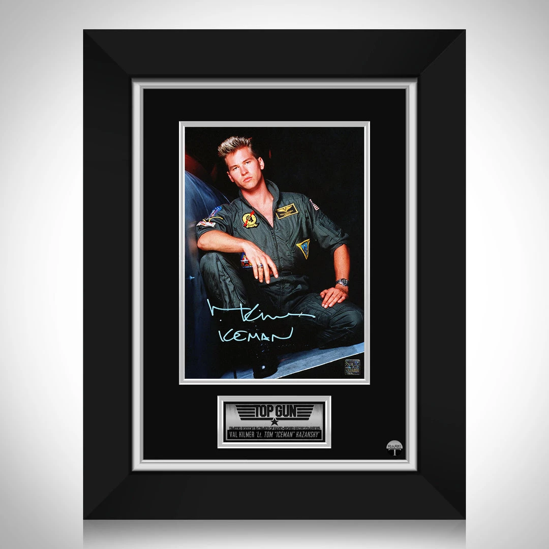 RARE-T Top Gun - Iceman Photo Limited Signature Edition Studio Licensed Custom Frame 1 RARE-T Top Gun - Iceman Photo Limited Signature Edition Studio Licensed Custom Frame