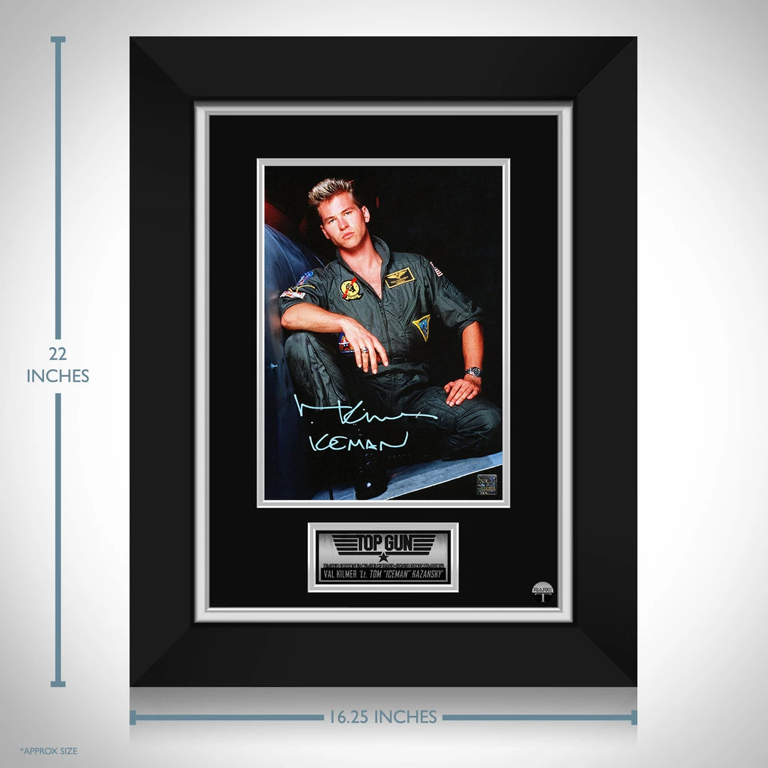 RARE-T Top Gun - Iceman Photo Limited Signature Edition Studio Licensed Custom Frame 3 RARE-T Top Gun - Iceman Photo Limited Signature Edition Studio Licensed Custom Frame