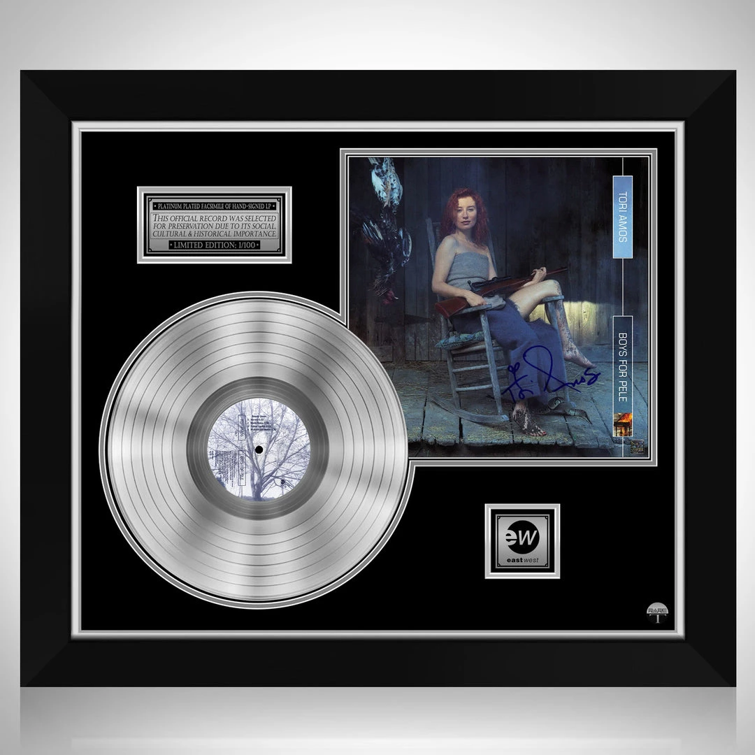RARE-T Limited Edition Frames Tori Amos - Boys For Pele Platinum LP Limited Signature Edition Studio Licensed Custom Frame 1 RARE-T Limited Edition Frames Tori Amos - Boys For Pele Platinum LP Limited Signature Edition Studio Licensed Custom Frame