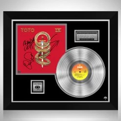 RARE-T Limited Edition Frames Toto - IV Platinum LP Limited Signature Edition Studio Licensed Custom Frame