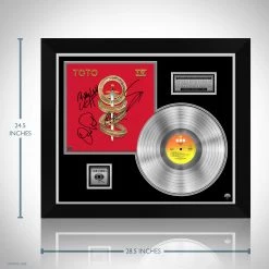 RARE-T Limited Edition Frames Toto - IV Platinum LP Limited Signature Edition Studio Licensed Custom Frame