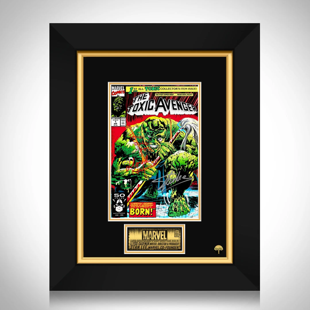 RARE-T Limited Edition Frames Toxic Avenger #1 Limited Signature Edition Comic Book Cover Art Custom Frame 1 RARE-T Limited Edition Frames Toxic Avenger #1 Limited Signature Edition Comic Book Cover Art Custom Frame