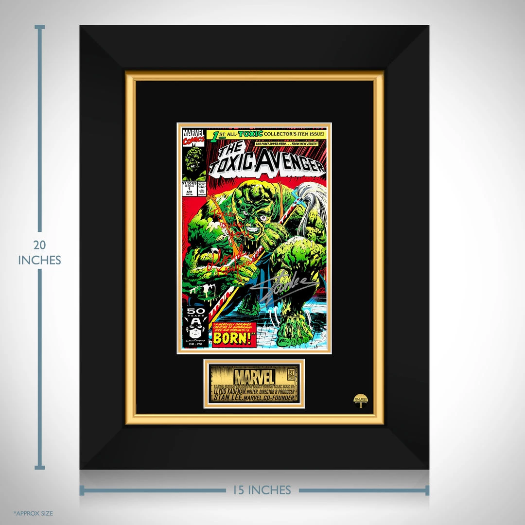 RARE-T Limited Edition Frames Toxic Avenger #1 Limited Signature Edition Comic Book Cover Art Custom Frame 2 RARE-T Limited Edition Frames Toxic Avenger #1 Limited Signature Edition Comic Book Cover Art Custom Frame