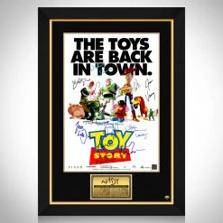 RARE-T Toy Story Mini Poster Limited Signature Edition Studio Licensed Custom Frame Limited Edition Frames