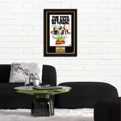 RARE-T Toy Story Mini Poster Limited Signature Edition Studio Licensed Custom Frame Limited Edition Frames