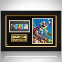 RARE-T Toy Story Photo & VHS Limited Signature Edition Studio Licensed Custom Frame Limited Edition Frames