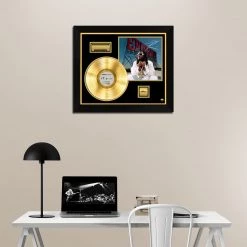 RARE-T T-Pain - Epiphany Gold LP Limited Signature Edition Studio Licensed Custom Frame