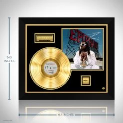 RARE-T T-Pain - Epiphany Gold LP Limited Signature Edition Studio Licensed Custom Frame