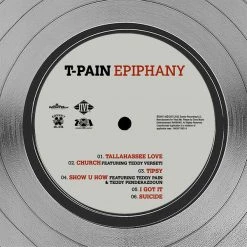 RARE-T T-Pain - Epiphany Platinum LP Limited Signature Edition Studio Licensed Custom Frame